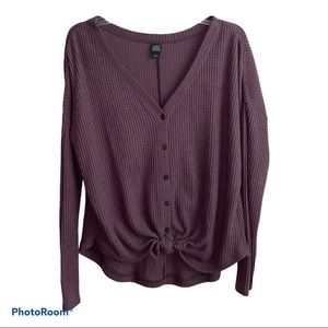 WILD FABLE. SUPER SOFT TOP. SIZE M. PURPLE.